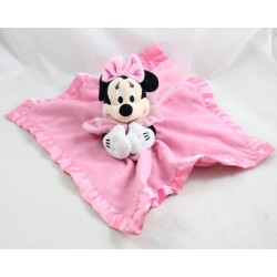 Minnie DISNEY STORE velo neonato rosa bordi raso 32 cm