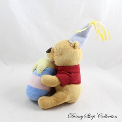 Peluche de Winnie the Pooh DISNEYLAND PARIS Feliz cumpleaños gorro cumpleaños 20 cm