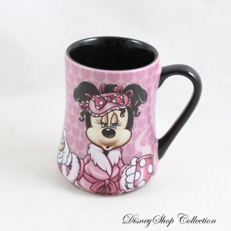 Taza de café Minnie Espresso DISNEYLAND PARIS Las mañanas no son bonitas Minnie Wake Up Taza 7 cm