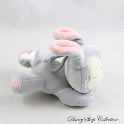 Rabbit Pan Pan DISNEY Snuglets Acostado Sleeper Eyes Gris Llavero 11 cm