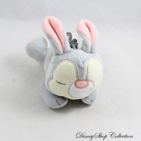 Rabbit Pan Pan DISNEY Snuglets Acostado Sleeper Eyes Gris Llavero 11 cm