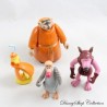 Lot de 4 figurines articulées DISNEY Robin des bois pvc 10 cm