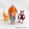 Set di 4 action figure DISNEY Robin Hood pvc 10 cm