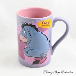 Taza superior Eeyore DISNEY STORE Membresía Eeyore Club Gloomy morado 13 cm