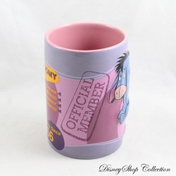 Mug haut Bourriquet DISNEY STORE Eeyore membership Club Gloomy violet 13 cm