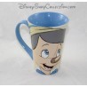 Becher DISNEY STORE Pinocchio Jiminy Cricket Beige blau Cup 14 cm hoch