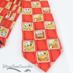 Cravate Donald United Labels Disney plusieurs visage de Donald 100% polyester