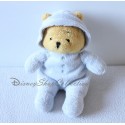 Plüsch Winnie The Pooh DISNEY Strampler Pyjama blau 17 cm NICOTOY