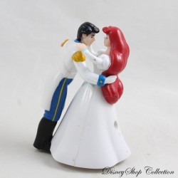 Figura de viento La sirenita DISNEY Ariel y Eric bailando boda pvc 7 cm