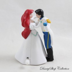 Windable figurine The little mermaid DISNEY Ariel and Eric dancing wedding pvc 7 cm