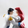 Figura de viento La sirenita DISNEY Ariel y Eric bailando boda pvc 7 cm