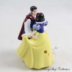 Snow White and the Seven Dwarfs Winding Figure DISNEY Snow Bundle and Prince Charming Dancing pvc 7 cm