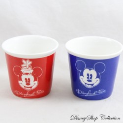 DISNEYLAND PARIS Espresso Mickey und Minnie Espresso Kaffeetassen-Set Alles begann mit einer Maus... Keramik 7 cm