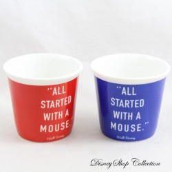 DISNEYLAND PARIS Espresso Mickey and Minnie Espresso Coffee Cup Set All started with a mouse... ceramic 7 cm