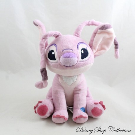 Angelo DISNEY Play By Play Canta Lilo e Cuci Rosa Viola Suono Peluche Seduto 23 cm