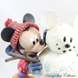 Jim Shore Mickey TRADICIONES DISNEY Escaparate Enesco Muñeco de nieve de Navidad Magia Viene en muchas formas (R22)