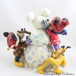 Figurine Jim Shore Mickey DISNEY TRADITIONS Enesco Showcase Noël bonhomme de neige Magic Comes in many shapes (R22)