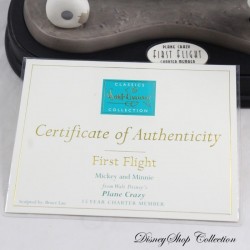 Figurine Minnie Mickey WDCC WALT DISNEY CLASSICS avion Plane Crazy First Flight 15éme anniversaire