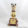 DISNEY CRUISE LINE Totem Statuetta in resina che naviga verso l'Alaska nel 2011 Topolino Pippo Paperino Crociera 22 cm