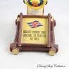 DISNEY CRUISE LINE Totem Statuetta in resina che naviga verso l'Alaska nel 2011 Topolino Pippo Paperino Crociera 22 cm