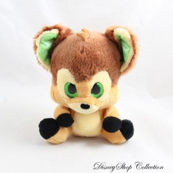 Cerva ripiena Bambi DISNEY NICOTOY Sfarzosi Bambi Grandi Occhi Verdi Lucenti 15 cm