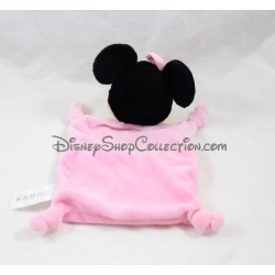 Doudou plat Minnie DISNEY NICOTOY nuage soleil montgolfière rose noeuds 24 cm