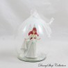 Boule de Noël en verre Ariel DISNEYLAND PARIS La petite sirène ornement Princesse mariée Disney 10 cm