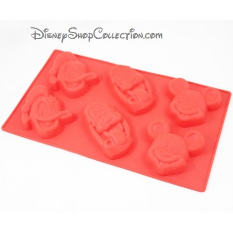 Moule en silicone Mickey DISNEY gâteaux x 6 Donald et Pluto