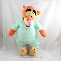 Peluche Tigrou DISNEY pyjama vert