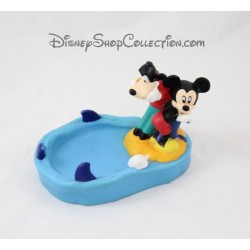 Figurine porte savon GROSVENOR Disney Mickey et Dingo plastique souple