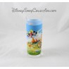 DISNEYLAND PARIS Large Tall Glass Mickey Minnie Daisy... 18 cm