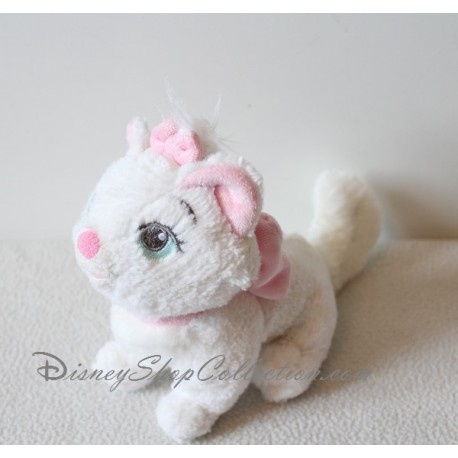 Peluche gatto Marie DISNEY STORE il nodo Aristogatti rosa 20 cm