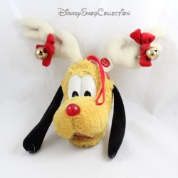 DISNEYLAND Walt Disney World Pluto Reindeer Christmas Musical Dog Plush 29 cm