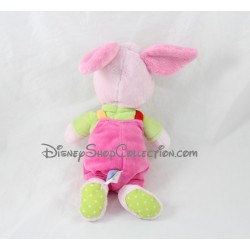 Maialino peluche DISNEY BABY salopette rosa 27 cm