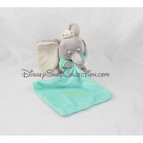 Dumbo fazzoletto peluche DISNEY NICOTOY verde luminescente che si illumina al buio