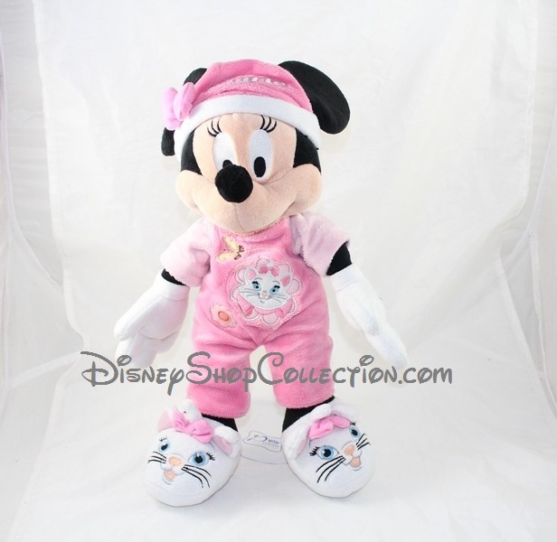 Disney doudou peluche Minnie rose pyjama