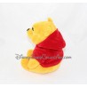 Peluche Winnie l'ourson DISNEYLAND PARIS Lovable Tee shirt à capuche rouge Disney 18 cm