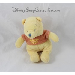 Petite peluche Winnie l'ourson NICOTOY jaune 14 cm 