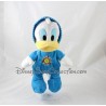 Peluche Donald DISNEY NICOTOY pyjama bleu soleil 28 cm