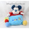 Doudou d'éveil Mickey DISNEYLAND PARIS ballon bleu rouge jaune 38 cm