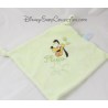 Doudou plat Pluto DISNEY CARREFOUR vert carré 4 noeuds chien Mickey