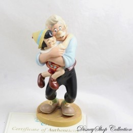 Figurine Pinocchio et Geppetto WDCC Walt Disney Classics Collection Pinocchio A father's joy