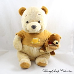 Peluche Winnie l'ourson DISNEY Pooh café marron ours Caramel Cream 36 cm