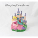 Tirelire princesse Aurore DISNEY La Belle au bois dormant château plastique PVC 17 cm