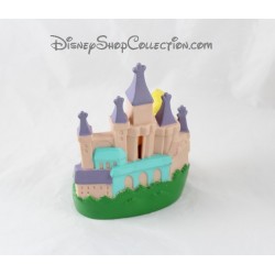 Tirelire princesse Aurore DISNEY La Belle au bois dormant château plastique PVC 17 cm