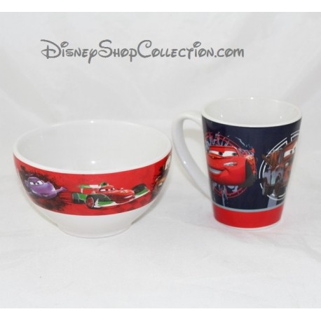 Taza + Copa DISNEY Cars 2 rojo azul taza cerámica