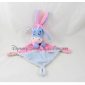 Donkey flat comforter Eeyore NICOTOY hood disguised as pink and blue rabbit 29 cm