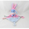 Doudou flachen Esel Eeyore NICOTOY Haube getarnt als ein Hase Rosa und blau 29 cm