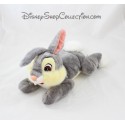 Peluche lapin Pan Pan DISNEYLAND PARIS couché gris Panpan 30 cm