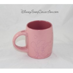 DISNEYLAND PARIS Minnie Tasse Rosa Herz-10 cm